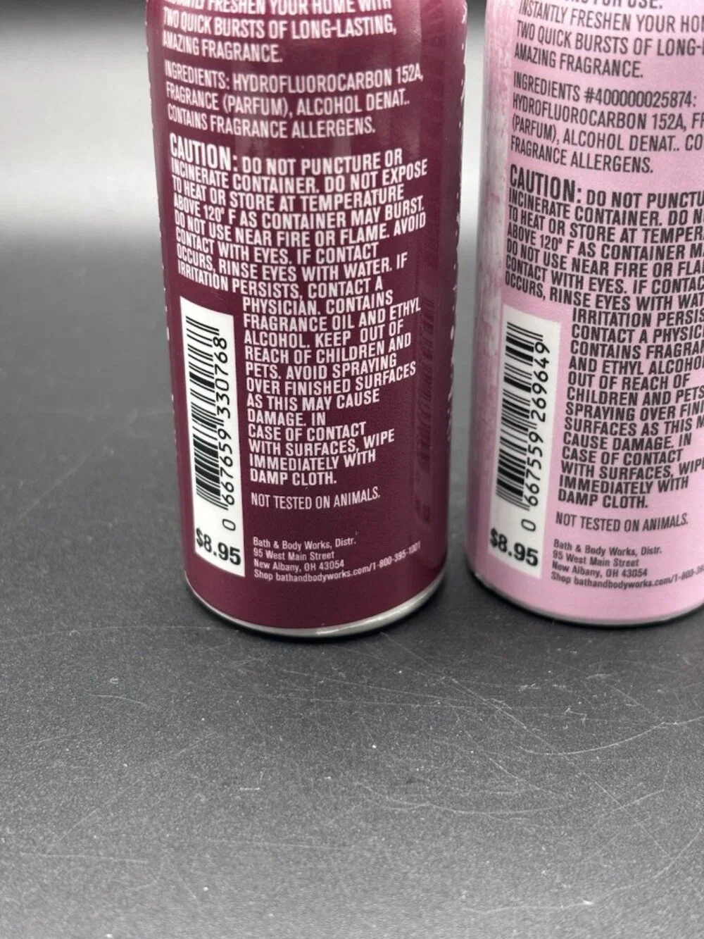 Bath Body & Works 2 Pack Concentrated Room Sprays 1.5 oz Christmas Orange Rose - Picture 10 of 16